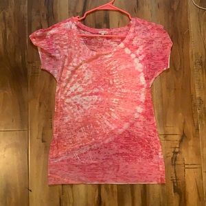 Maurice’s size M burnout pink tie dye tee
